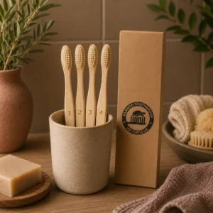 Sea Turtle | Soft Bamboo Toothbrush 4-pack - Adults
